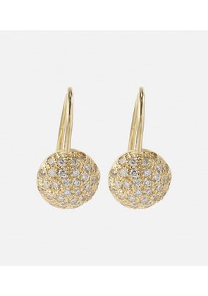 Ileana Makri Sphere 18kt gold earring with diamonds