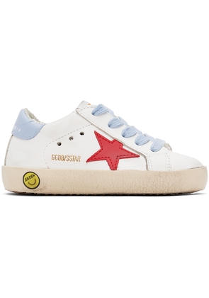 Golden Goose Baby White Super-Star Sneakers