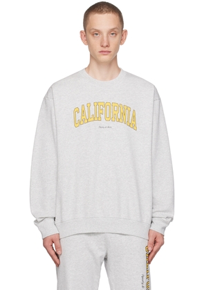 Sporty & Rich Gray 'California' Sweatshirt