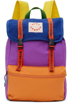 Bobo Choses Kids Multicolor Color Block Backpack