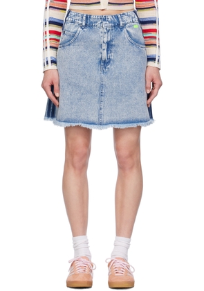 adidas Originals Blue KSENIASCHNAIDER Edition Denim Miniskirt