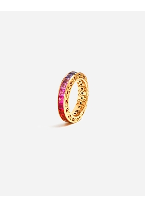 Dolce & Gabbana Multicolor Sapphire Wedding Ring - Woman Rings Gold Gold 56