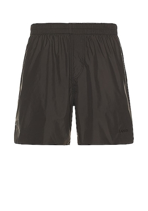 Lanvin Elasticated Relaxed Shorts in Black - Black. Size S (also in ).