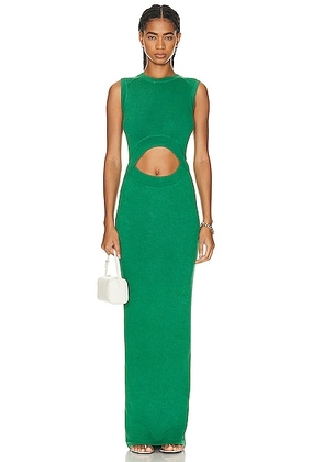 SABLYN Boa Dress in Neptune - Green. Size S (also in ).