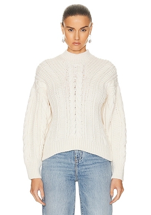 A.L.C. Shelby Sweater in Natural - White. Size L (also in S, XS).