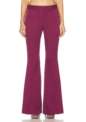 RTA Flared Trouser in Boysenberry - Burgundy. Size 34 (also in 36).