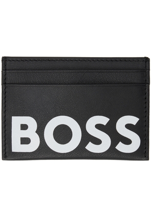 BOSS Black Printed Card Holder
