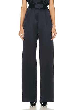 The Sei Wide Leg Trouser in Midnight - Navy. Size 0 (also in 2, 6, 8).