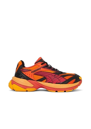 Puma Select X Pleasures Velophasis Layers Sneaker in Orange - Orange. Size 11.5 (also in 12, 8).