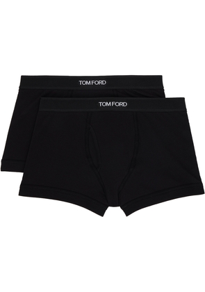 TOM FORD Two-Pack Black Boxer Briefs