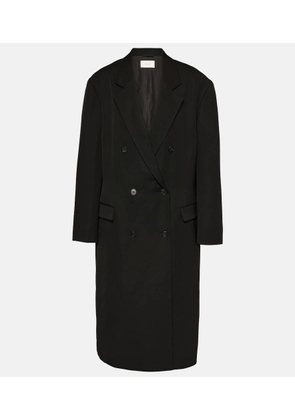 The Row Andy double-breasted wool coat