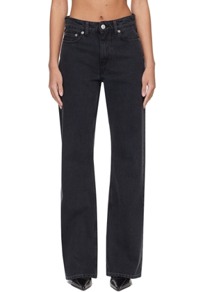 OUR LEGACY Black Boot Cut Jeans