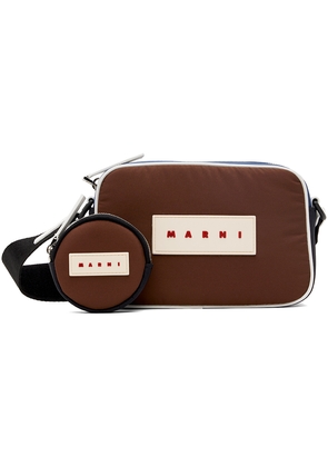 Marni Brown & Navy Camera Bag