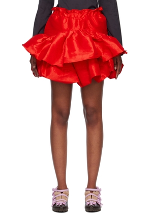Kika Vargas Red Maye Miniskirt