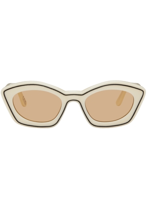 Marni Beige RETROSUPERFUTURE Edition Kea Island Sunglasses