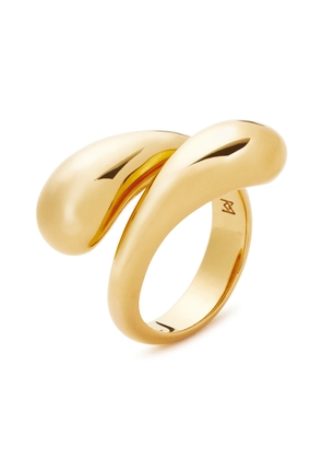 Missoma Savi Crossover 18kt Gold-plated Ring