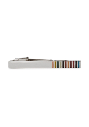 Paul Smith Striped tie Clip - Silver - One Size