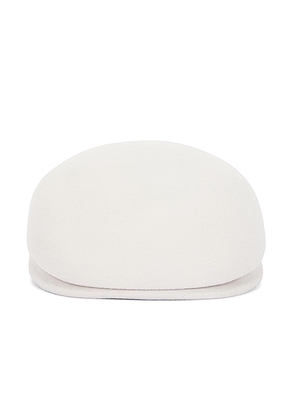 The Row Xhefri Hat in IVORY - Ivory. Size L (also in M, S).