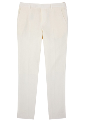 Paul Smith Slim-leg Linen Trousers - White - 32 (W32 / M)