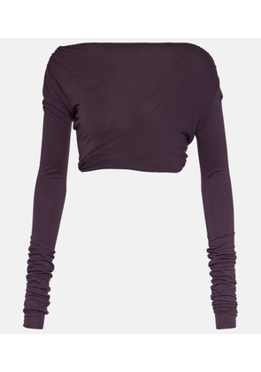 Rick Owens Lilies jersey cropped top