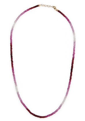 Roxanne First Graduated Ruby Beaded Necklace - Red