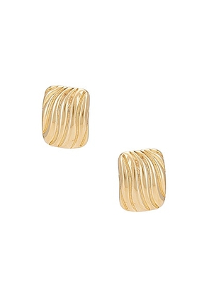 Jordan Road Jewelry Carrie Earrings in Gold - Metallic Gold. Size all.