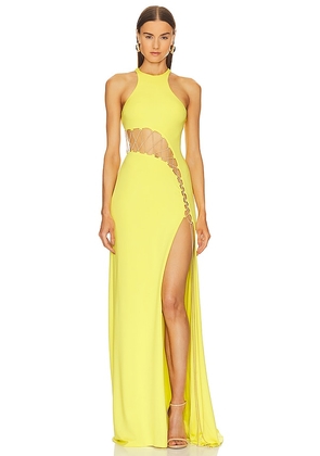 Dundas Ross Dress in Yellow. Size 40/4.
