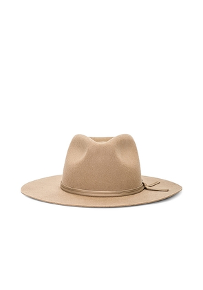 Brixton Cohen Cowboy Hat in Tan. Size XS.