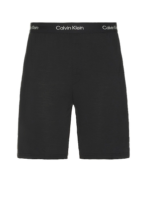 Calvin Klein Underwear Sleep Short in Black. Size XL/1X.