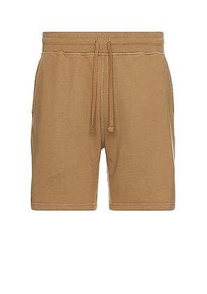 Reigning Champ Midweight Terry Sweatshort 6 in Clary - Brown. Size L (also in S, XL/1X).
