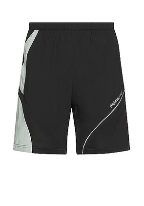 P.A.M. Perks and Mini Panelled Flight Short in Grey & Black - Black. Size L (also in M, S, XL/1X).