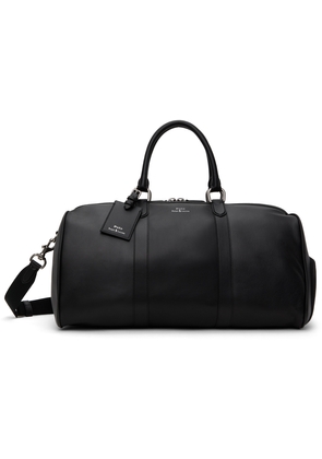 Polo Ralph Lauren Black Smooth Leather Duffle Bag