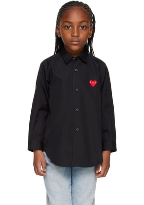 COMME des GARÇONS PLAY Kids Black Heart Shirt