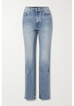 KHAITE - Danielle High-rise Straight-leg Jeans - Blue - 24,25,26,27,28,29,30,31,32