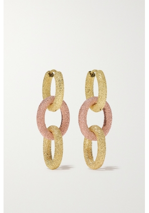 Carolina Bucci - Florentine 18-karat Yellow And Rose Gold Earrings - One size