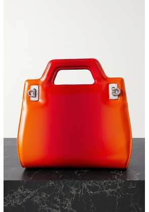 Ferragamo - Wanda Mini Degradé Leather Tote - Orange - One size