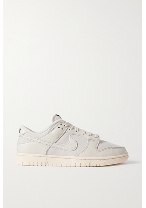 Nike - Dunk Low Leather And Canvas Sneakers - Off-white - US5,US5.5,US6,US6.5,US7,US7.5,US8,US8.5,US9,US9.5,US10,US10.5,US11