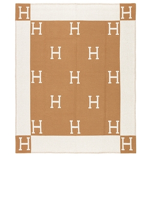 FWRD Renew Hermes Avalon Blanket in Tan.