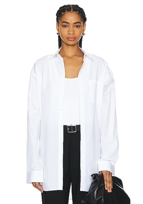 Helmut Lang Oversized Shirt in White. Size S, XS.