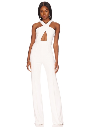 Katie May Diana Jumpsuit in Ivory. Size S, XS.