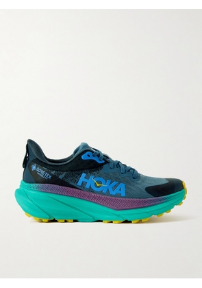 Hoka One One - Challenger 7 Rubber-trimmed Mesh Sneakers - Blue - US6,US6.5,US7,US7.5,US8,US8.5,US9,US9.5,US10,US10.5