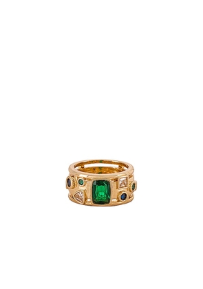 petit moments Nicole Ring in Green. Size 6, 8.