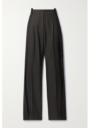 Diotima - Stona Paneled Twill Straight-leg Pants - Black - 1,2
