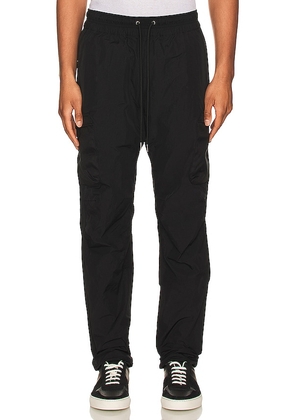 JOHN ELLIOTT Himalayan Cargo Pants in Black. Size XXL/2X.