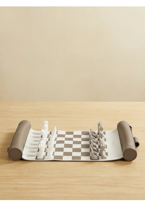 Brunello Cucinelli - Leather And Krion® Portable Chess Set - Multi - One size