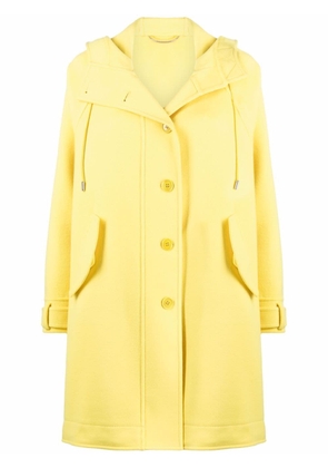 Ermanno Scervino virgin wool single-breasted coat - Yellow