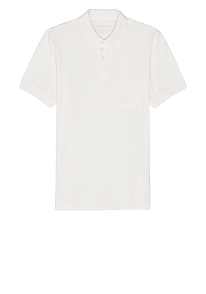 OUTERKNOWN Sojourn Polo in White. Size S, XL/1X.