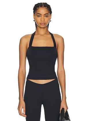 LIONESS Rouje Halter Top in Black. Size M, S, XL, XXL.