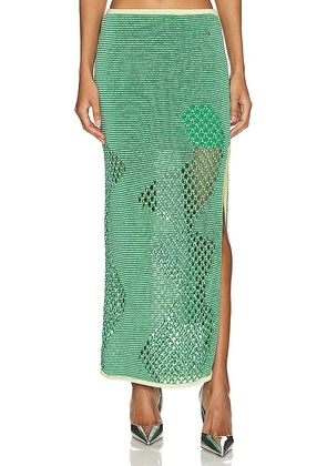 PH5 Rowan Skirt in Green. Size L, S, XS.
