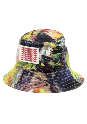 Charles Jeffrey Loverboy logo patch bucket hat - Multicolour